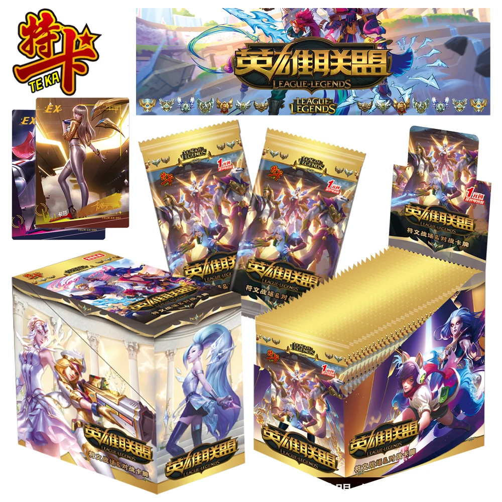 League of Legends Card LOL Seraphine The Starry-Eyed Songstress Special Package Years Collection Cards Children Toys Gifts