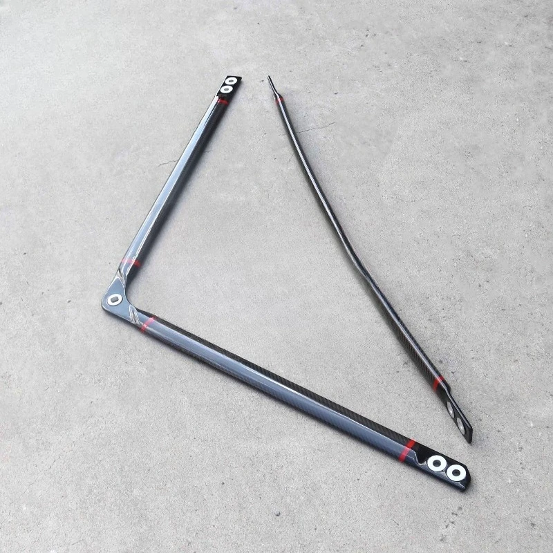 High quality dry carbon fiber G80 M3 G82 M4 engine, strut bracket tower dry carbon exhaust pipe