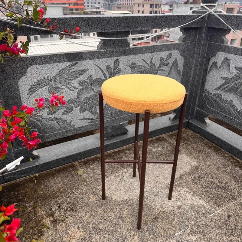 

Iron Art Интернет-бар знаменитостей Стульчик для кормления Домашний минималистичный кухонный стул Светлый роскошный смысл Гостиная Островный стол Высокий табурет