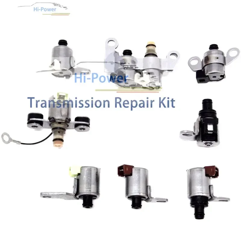 JF506E 5F31 09A for JATCO Transmission Shift Solenoid Gearbox Kit Set 9PCS for for Nissan Mitsu Mazda Rover Volkswagen