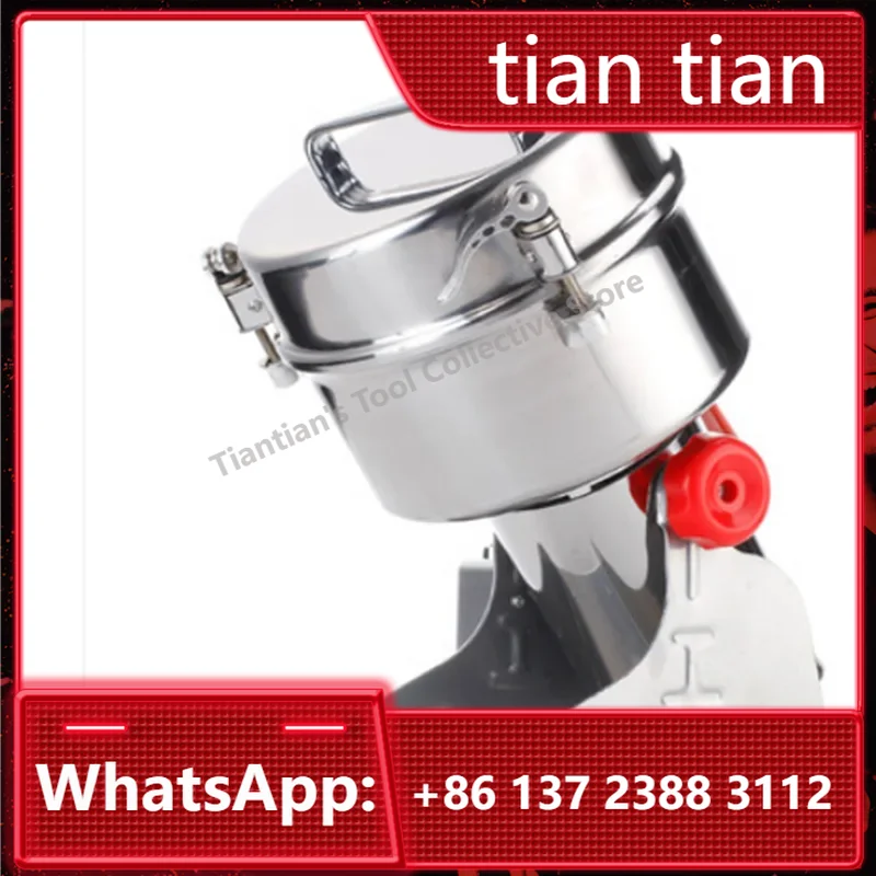 110V/220V2000g Electric Grain Grinder Machine High Speed Swing Type Mill Powder for Grinding Various Spice Herb Chinese Medicine