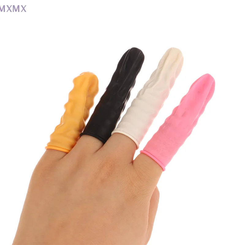 Nail Art Finger Protection COVER Non-SLIP Anti-Static Finger COTS แบบใช้แล้วทิ้งเล็บเครื่องมือ Art Protector COVER