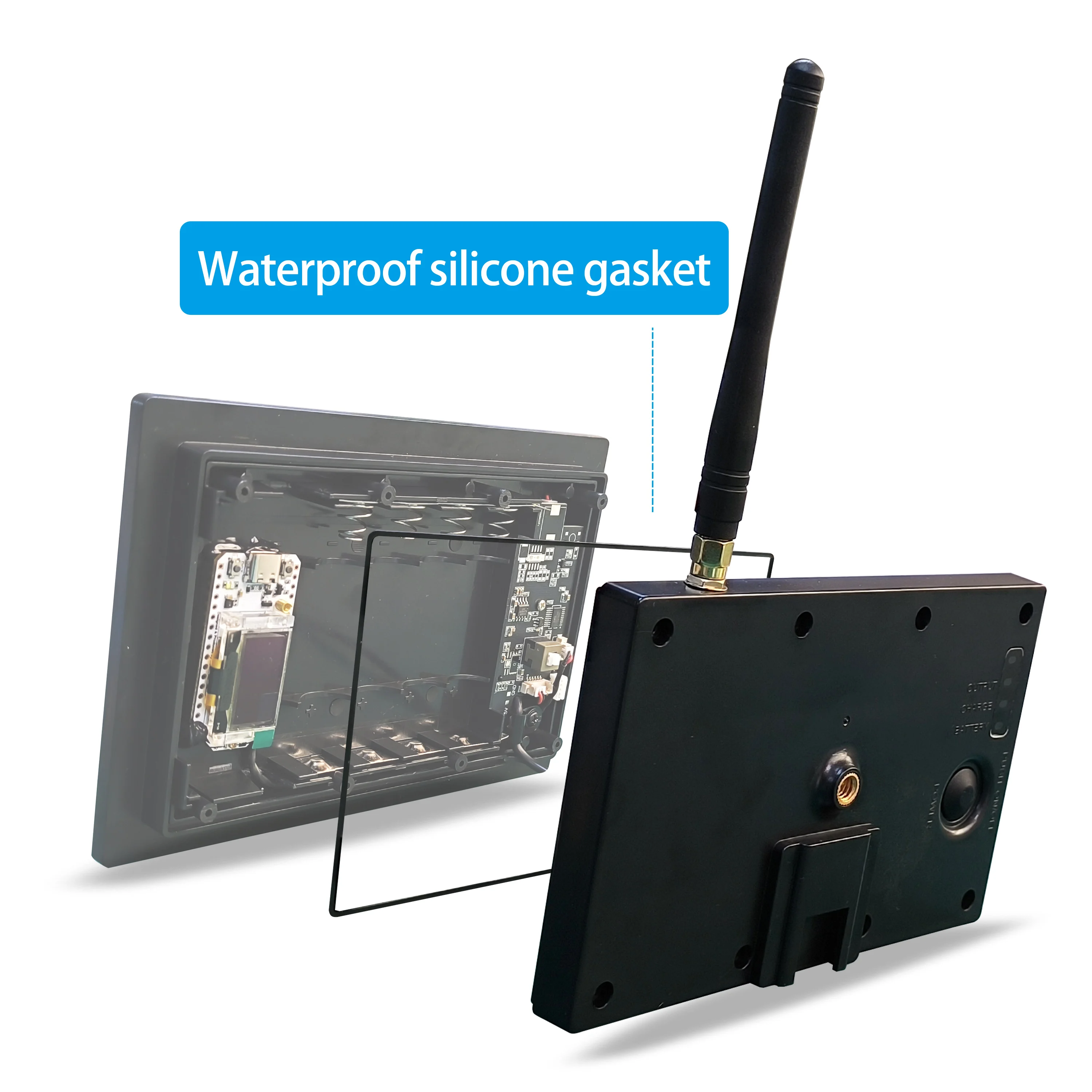 لوحة طاقة شمسية LoRa Node مع بطارية خارجية مقاومة للماء Heltec 868Mhz LoRaWAN Meshtastic لنقل بيانات المزرعة عن بعد