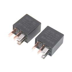 1PC Black 4/5 Pins DC 12V 40A Rated Current 1NO 1NC SPDT Car Automotive Alarm Relay 40 Amp