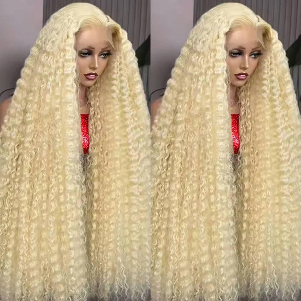 

Парик с HD-кружевной передней частью 13x6, 250% плотности, цвет 613, с эффектом водной волны, медово-русый, глубокая волна, прозрачный кружевной фронтальный парик 13x4 из натуральных волос для женщин