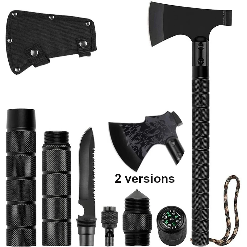 

Foldable Tactical Axe Multi Tool Kit Emergency Gear Tourist AX Survival Axe Outdoor Portable Tomahawk Wild Camping Hatchet топор