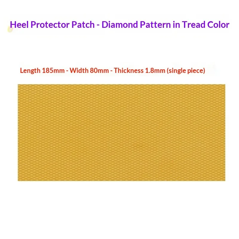 Shoe Heel Repair Stickers Rubber Anti‑Slip Noise Reduction Wear‑Resistant Heel Pads Silent Protector for High Heels Footwear