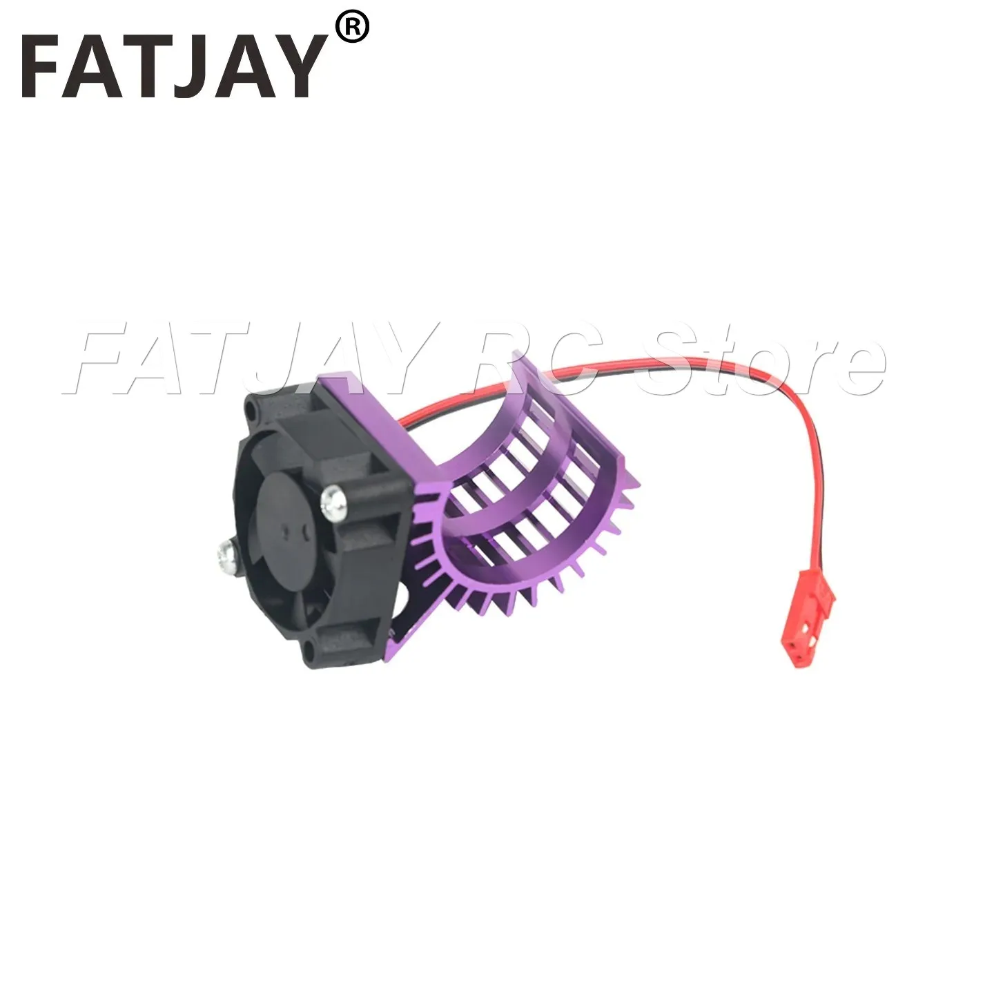FATJAY 24-48mm RC Motor Heatsink | 5V-12V Cooling Fan with JST DuPont Connectors for Brushless Motors