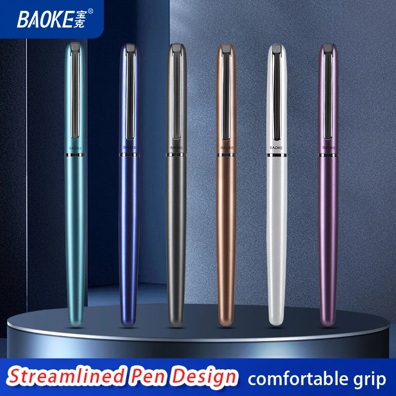 BAOKE PM179 Luxury Metal Fountain Pen Gift Set F Tip