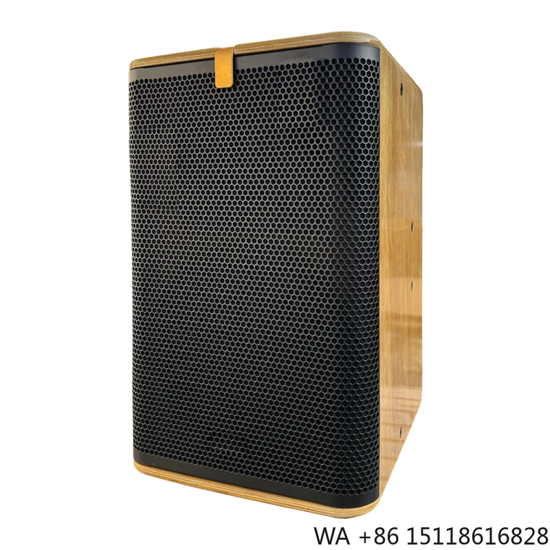 Classic Style Wood Grain Plywood Box KTV Singing Family Villa 500W App Control Surround Sound 1 Year Warranty