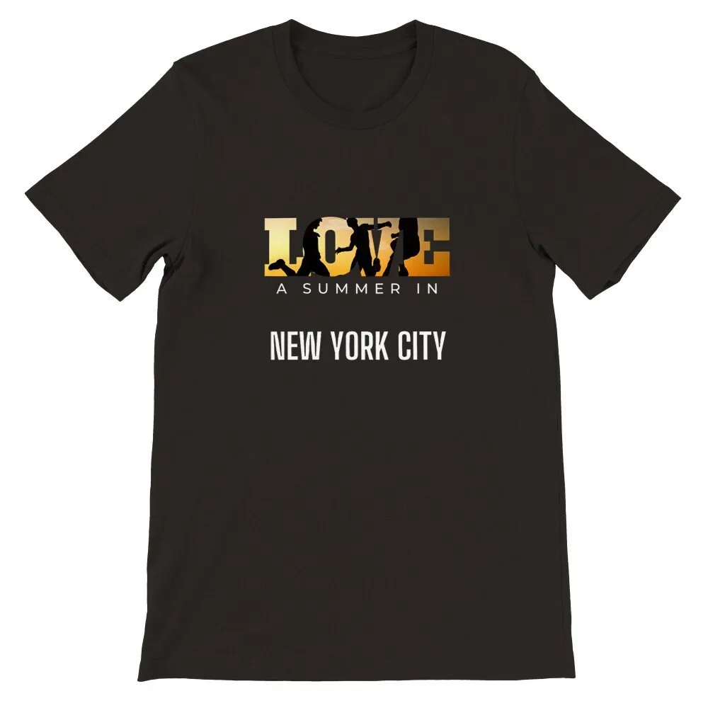 NYC Lady Liberty, NY T-shirts, Gift NYC T-shirt, New York Souvenir, Street Art Fashion, Premium Unisex Crewneck T-shirt