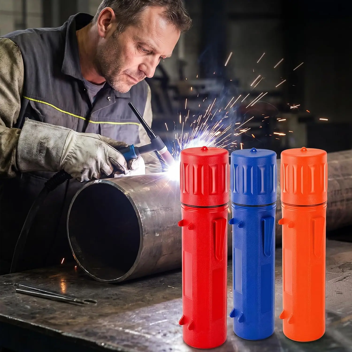 Heavy-Duty Welding Electrode Storage Tube (3.5