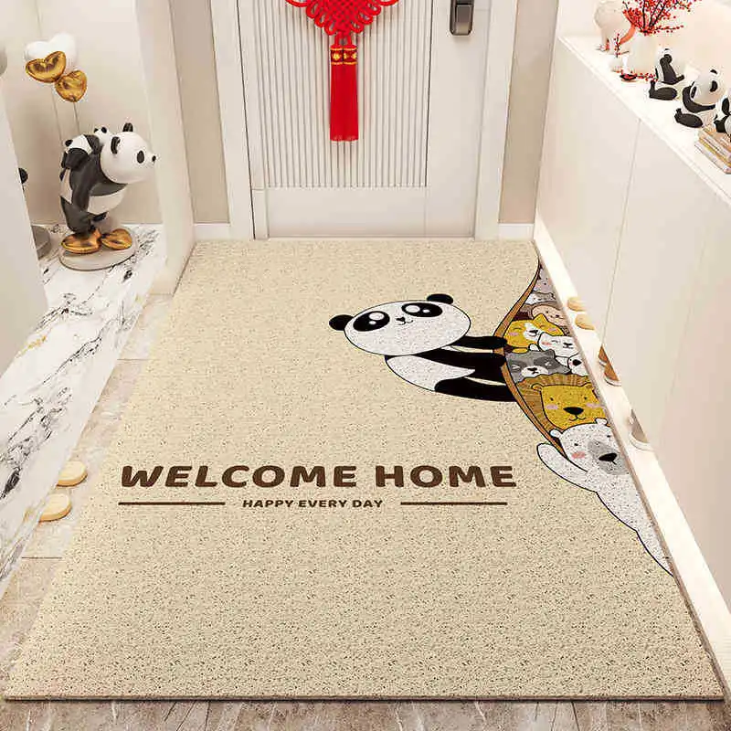 

Geometric Print Living Room Carpets Long Hallway Kitchen Carpet Corridor Mat Anti-skid Welcome Home Pad Bedroom Area Rug Doormat