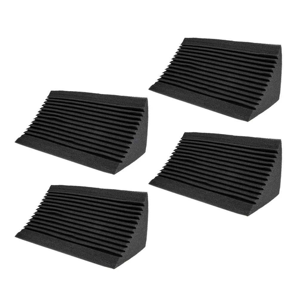 4Pcs Corner Bass Traps Low Frequency Sound Absorbing Foam Panels for Ktv Studio Soundproofing Acoustic Wall Panels - view 4