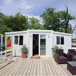 Foldable House Prefab Modular House Prefab Home 20 Ft 40 Ft folding Expandable Container Houses 2 Bedroom Prefabricated House