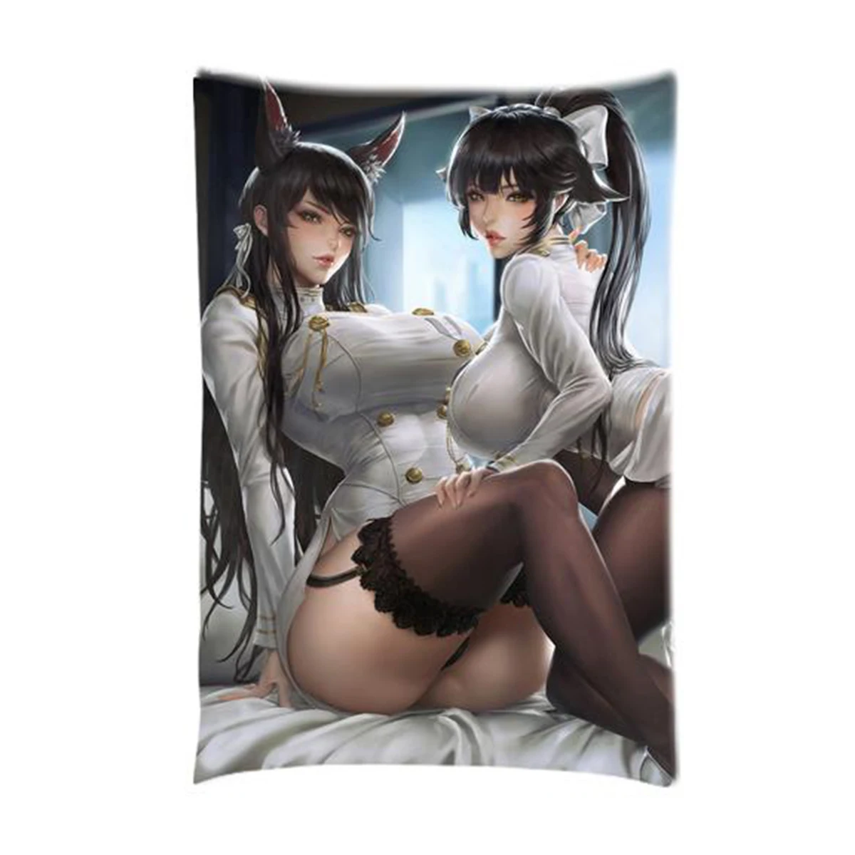 

Anime Atago Throw Pillowcase Bilan Cosplay Takao Pillow Sham 2-Sides Cushion Cover