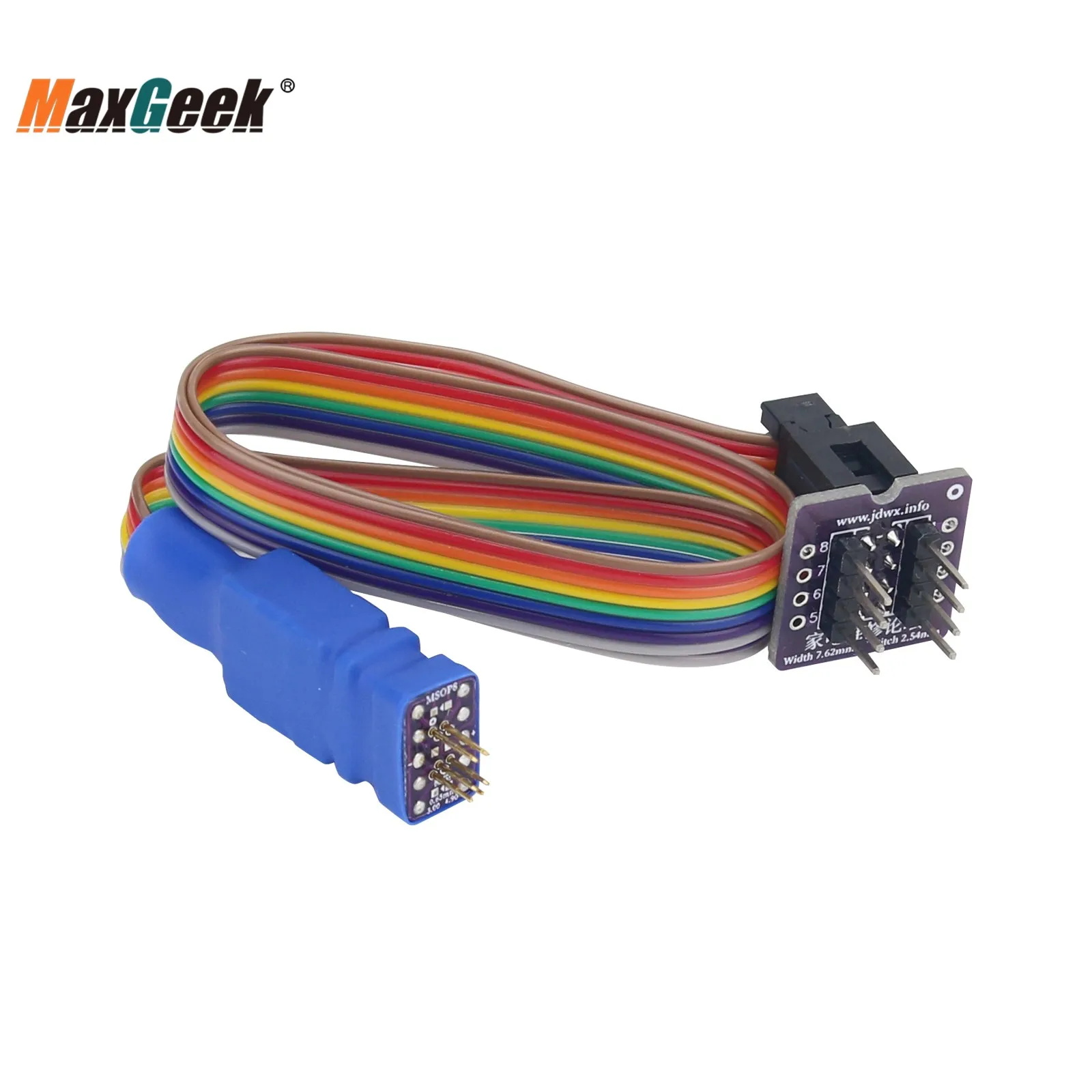 Maxgeek MSOP8 Standard Version TVSP8 Micro Pogo Adapter Pogo Pin Adapter Chip Probe for Programming Reading