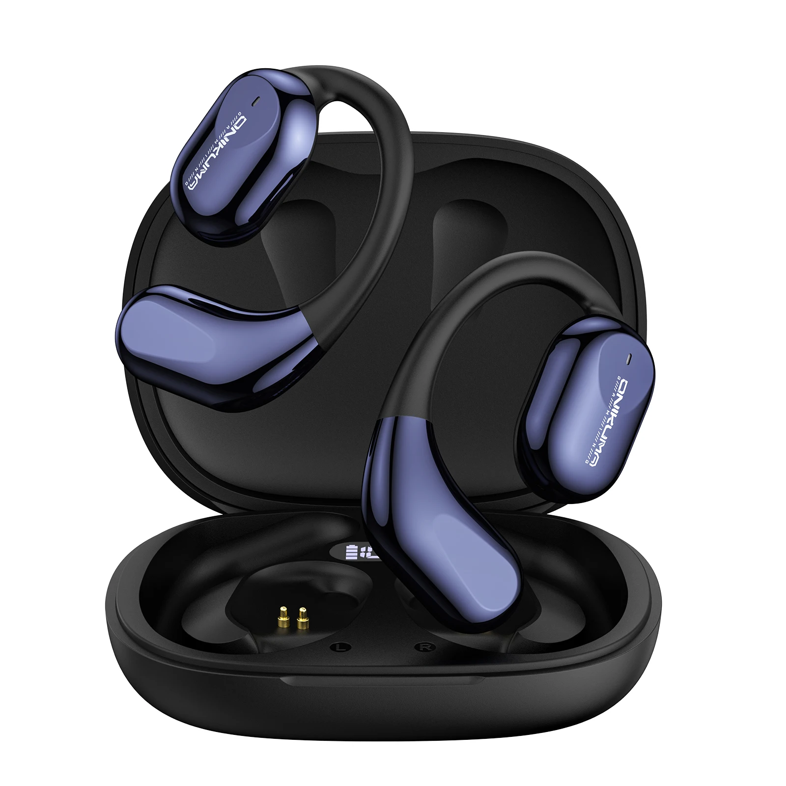 

Беспроводные наушники-вкладыши с креплением на ухо, Bluetooth 5.4, спортивные наушники с низкой задержкой, 16-мм драйвер, зарядка Type-C