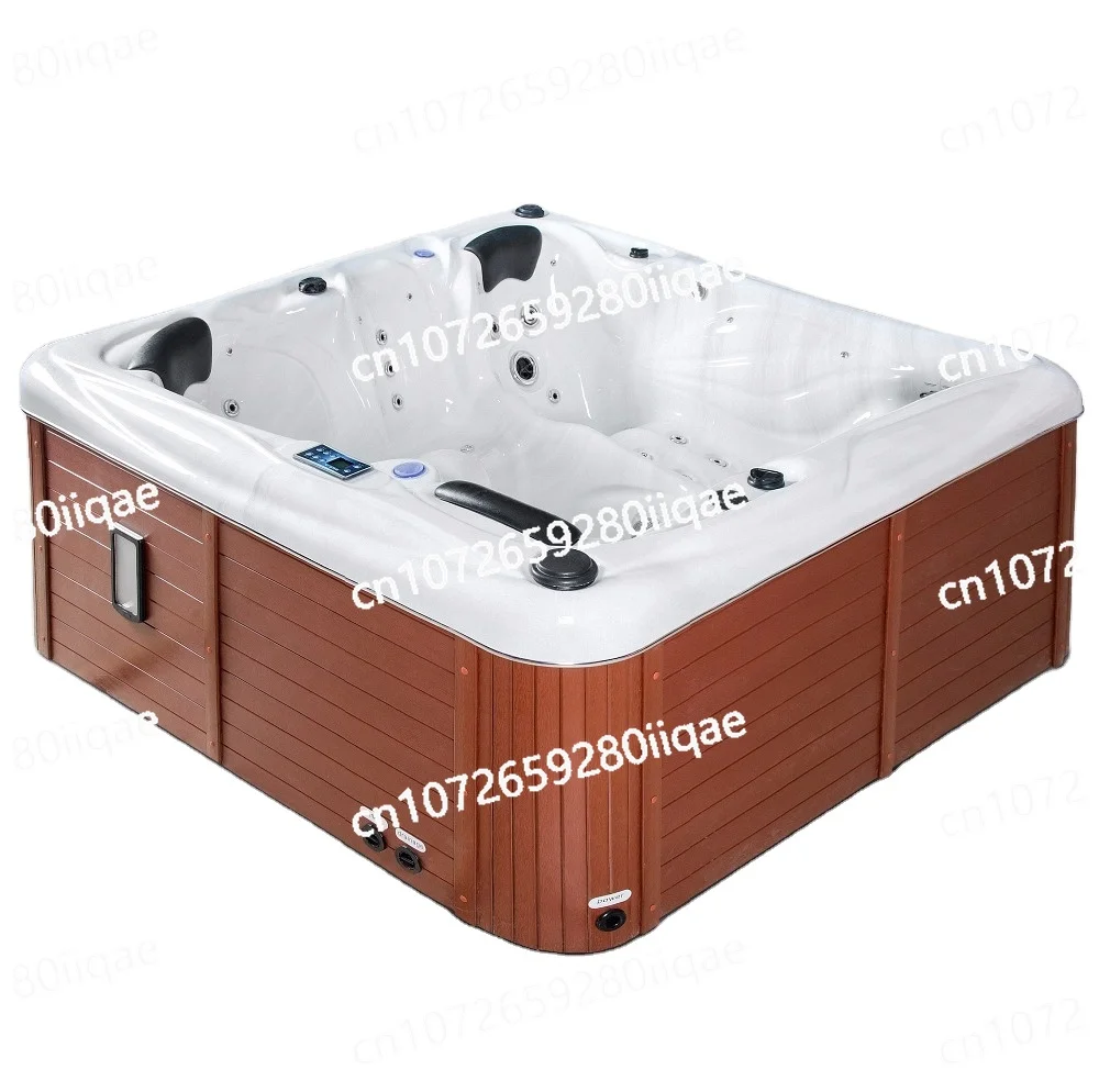 4 Persons Outdoor Bathtub Luxury Balboa Spa Tub Hot Tub Jaccuzzi Bathtub Massage Hottub Tube Spa Pool Outdoor