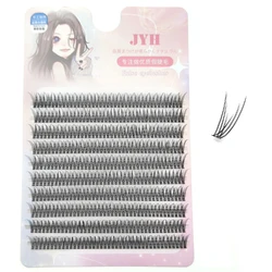 8/9/10/11/12 mm Fishtail False Eyelashes Cluster Natural Grafted Eyelashes Professional Eyelash Extension Individual Lashes