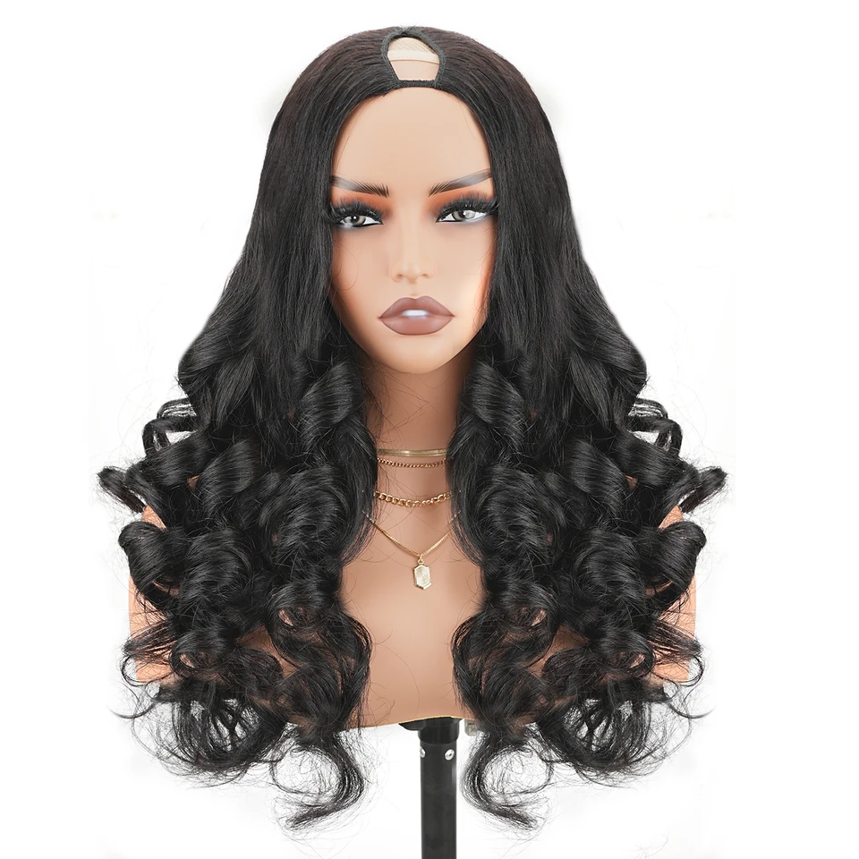 Peluca de cabello humano brasileño con ondas body wave, densidad 200, largo 30-32 pulgadas, color natural, sin pegamento ni leave out 2
