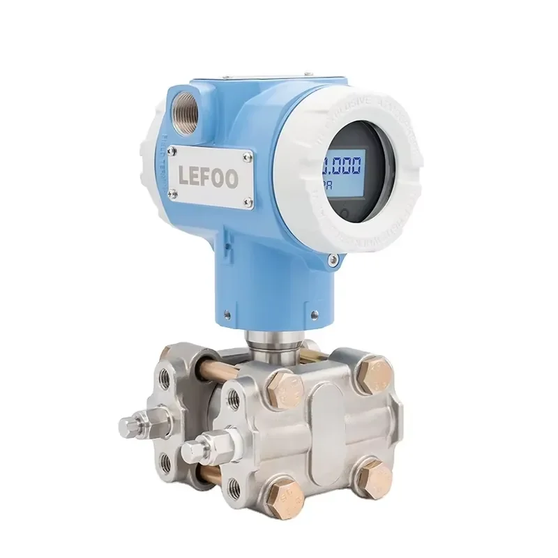 

LEFOO LFT710 Differential Pressure Transmitter Monocrystalline Silicon DP Sensor 4-20mA/HART 12~42VDC 0.05% Accuracy
