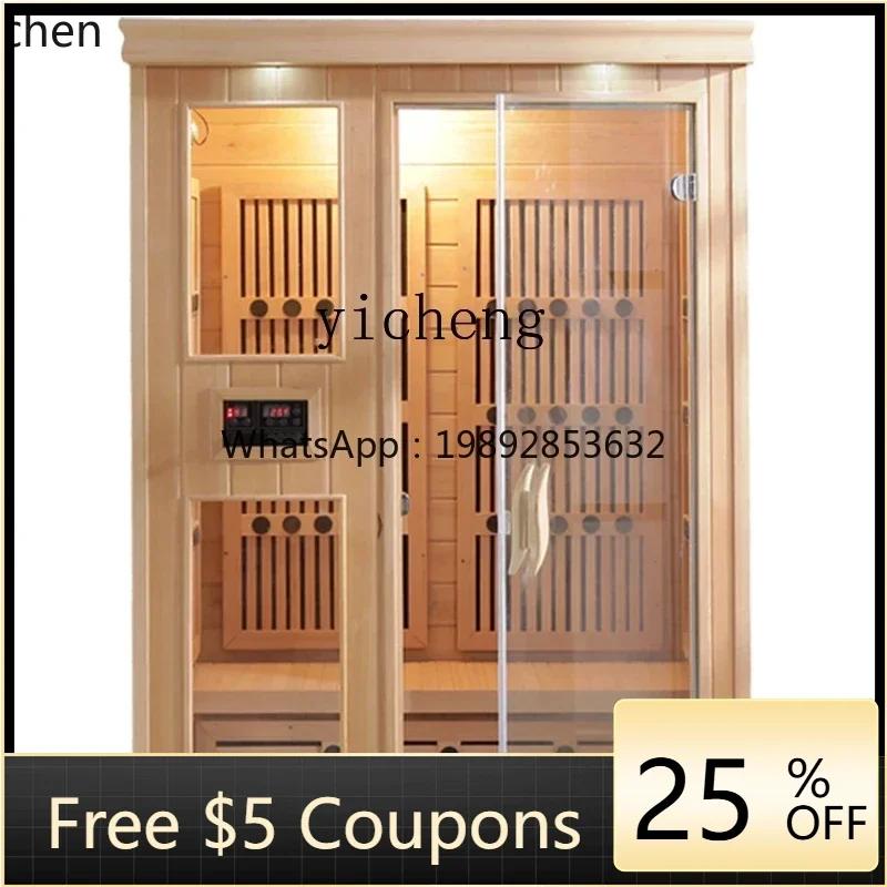 ABB  family sauna sweat steam box whole body detoxification sweat warehouse steam sauna box space warehouse light wave room