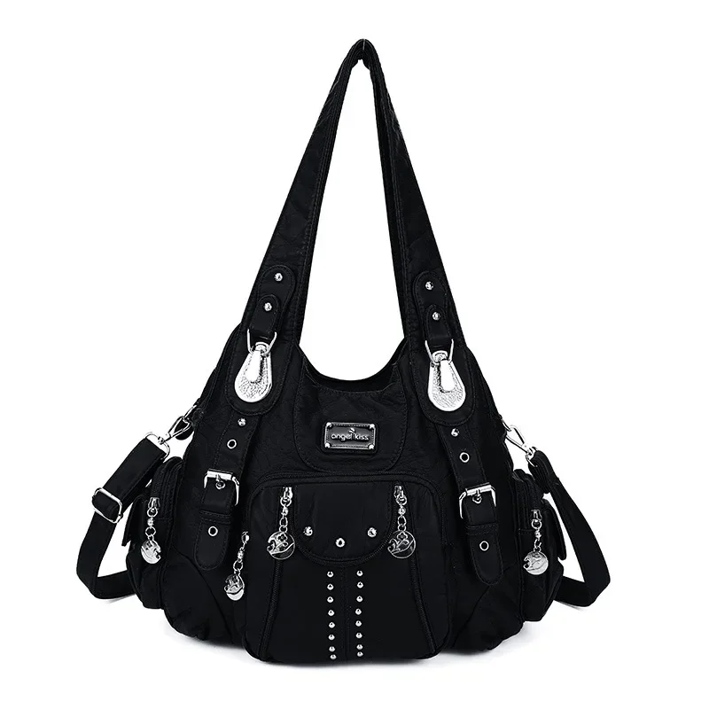 

Fashion Handbags Women Shoulder Bags PU Leather Handbag For Women Female Satchel Big-capacity Shoulder Purse Bag bolsa feminina