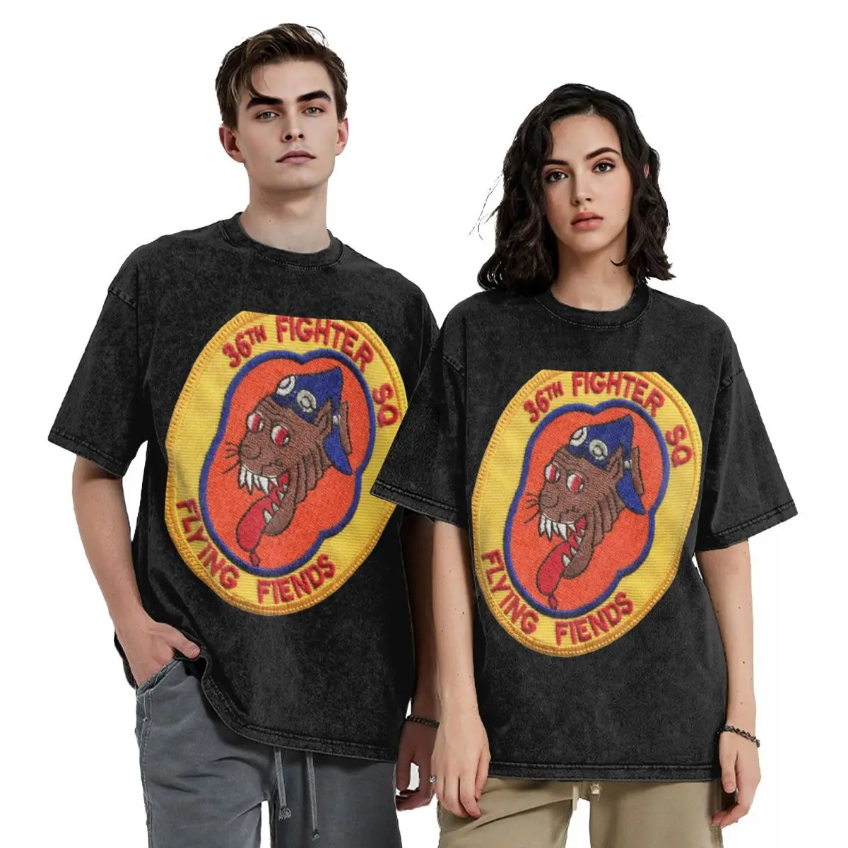 

36TH TACTICAL FIGHTER SQUADRON T-Shirt summer shirt anime figures vintage graphic tee t shirts for men pack