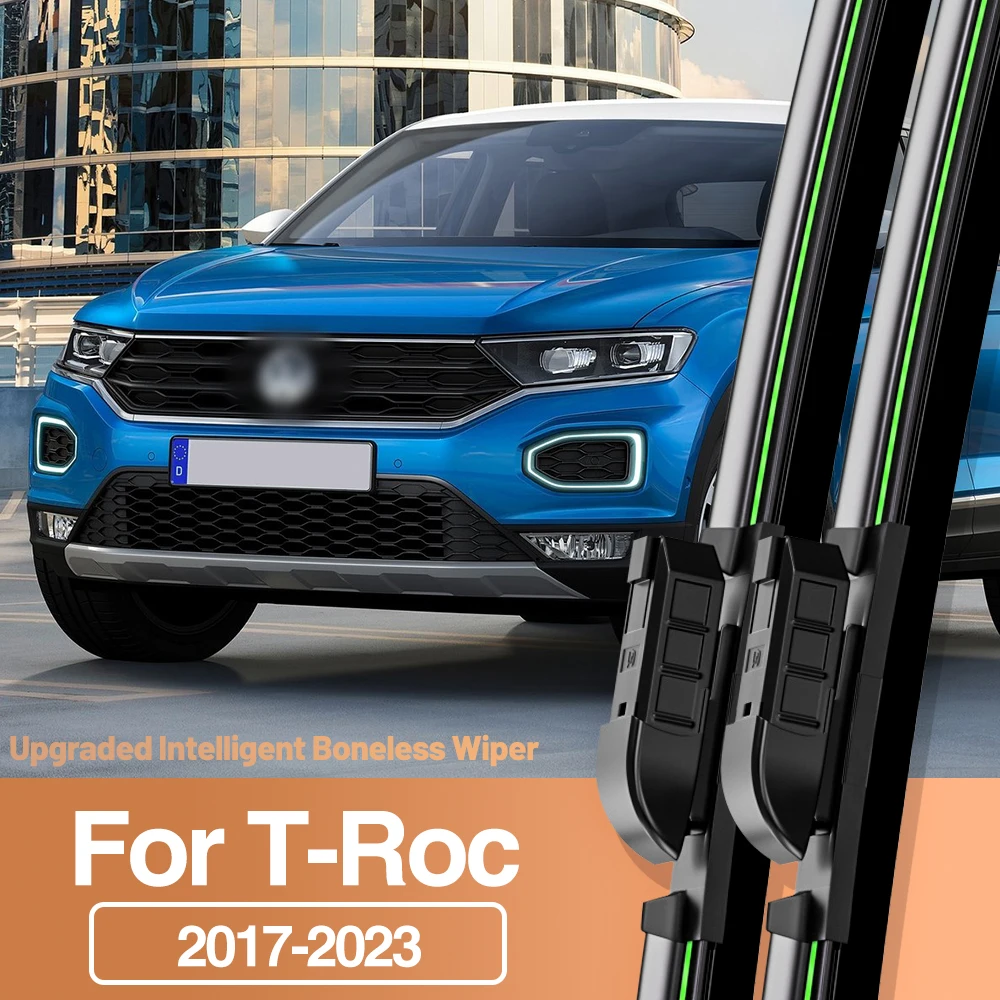 

2pcs For Volkswagen VW T-Roc TRoc 2017-2023 Front Windshield Wiper Blades Windscreen Window Accessories 2018 2019 2020 2021 2022