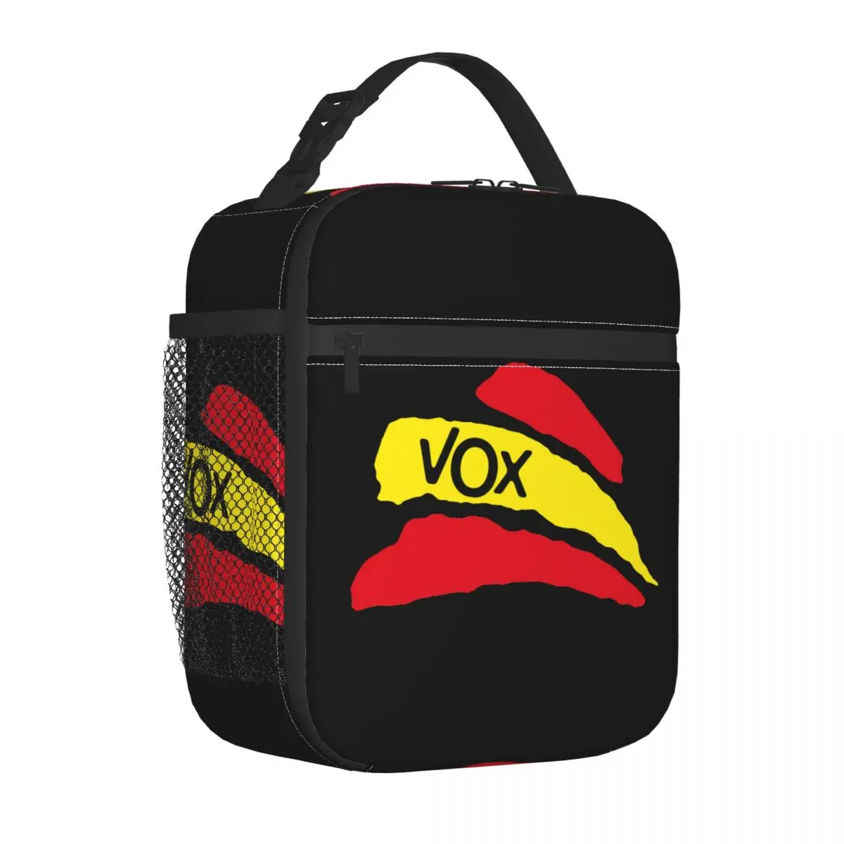 Spain Vox Logo Insulated Lunch Bag for Women Waterproof Spanish Political Party Thermal Cooler Bento Box Beach Camping Travel