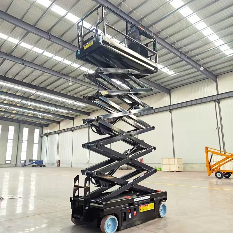 Hot Sale Cheap 12m Hydraulic Self-propelled Scissor Lift Mobile Electric Scissor Lifts Platform