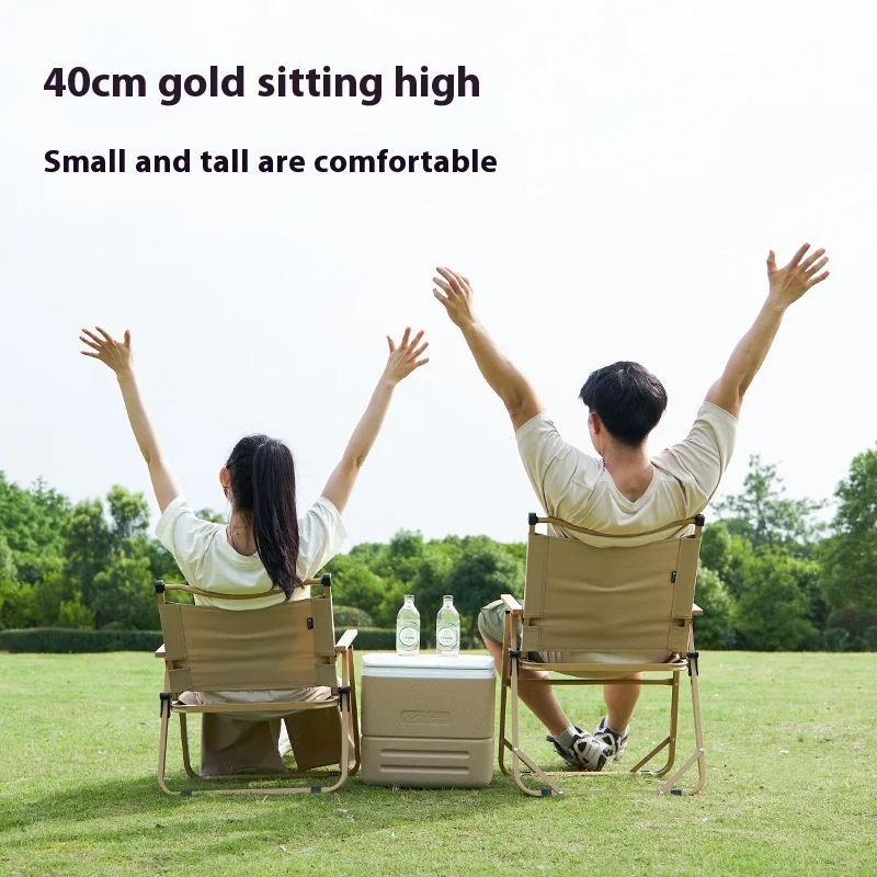 custom.Durable Portable High Back Iron Folding Chair Solid Wood Foldable Outdoor Kitchen Dining Fishing Chair