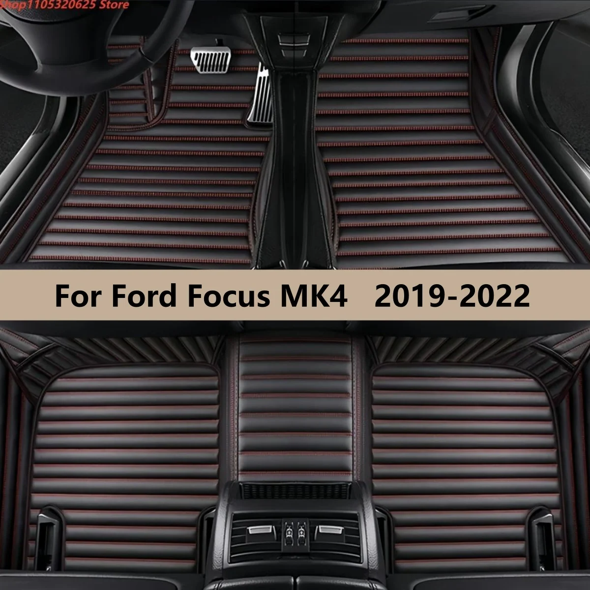 

Custom Car Floor Mats For Ford Focus MK4 2019 2020 2021 2022 Years Auto Carpets Foot Coche Accessories