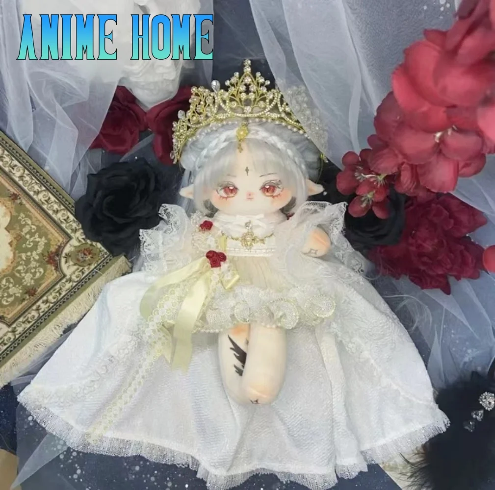 

Plushie Princess Girl Angle Lolita 28cm Doll Toy Plush Body Clothes Outfit Cosplay Original Friend Kids Gift