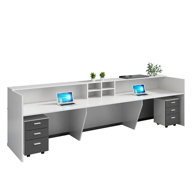 Hot Sale White/ Black Leadership Office Front Desk Office Counters Office Reception