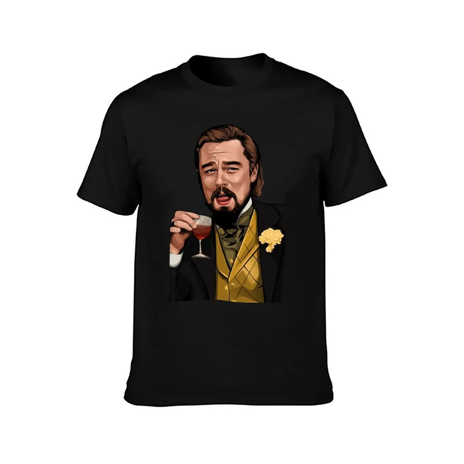 Laughing Leo Iconic Meme From Django Unchained T-Shirt t shirts designer T-Shirt