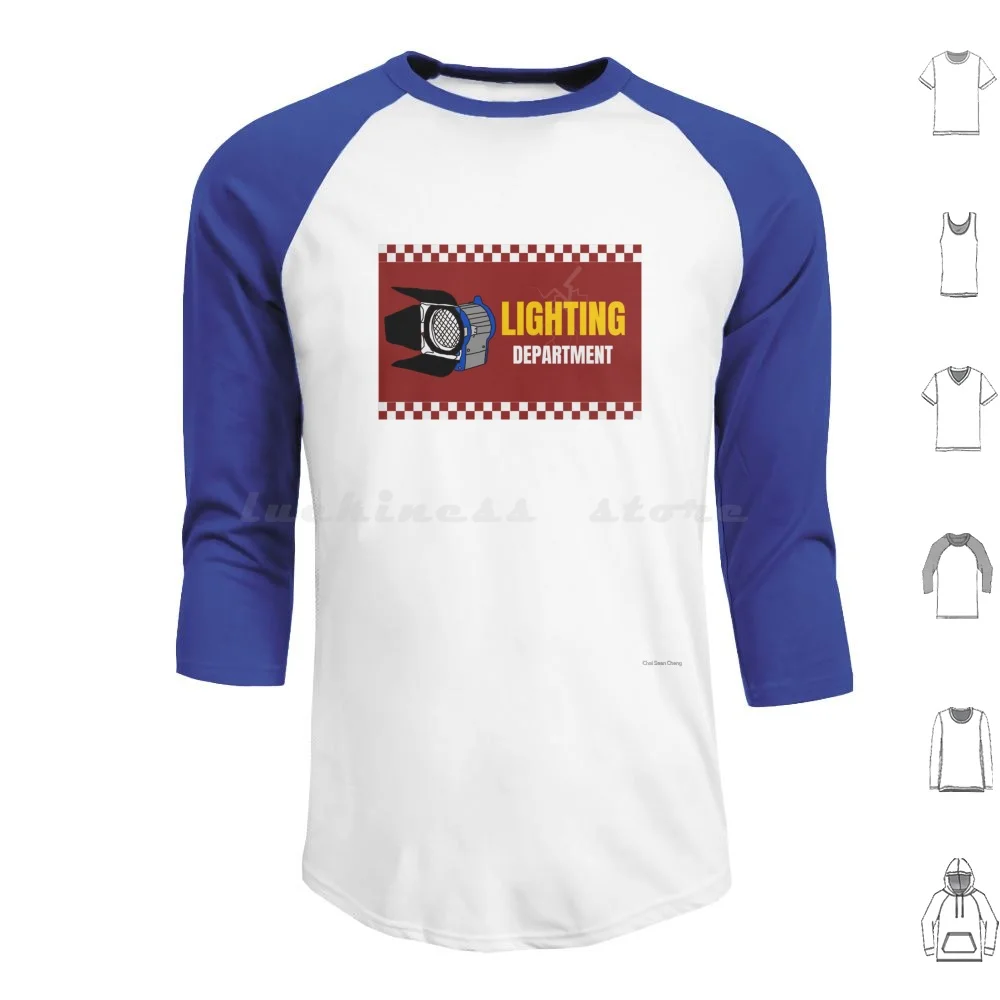 

Толстовки с капюшоном для отдел освещения с длинными рукавами Filmmaking Films Lights Освещение Gaffer Gaffing Light Hollywood Filmmaker