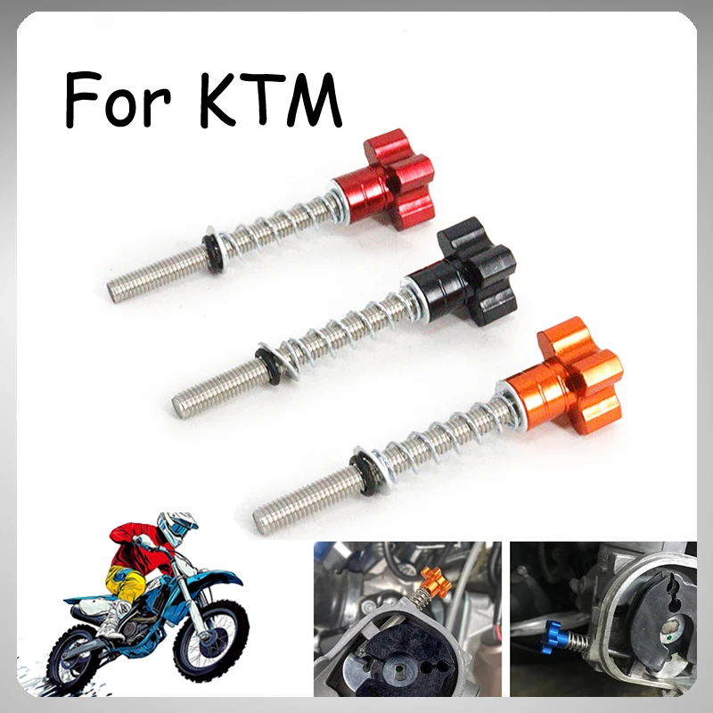 Motorcycle CNC Fuel Idle Speed Adjuster Screw For KTM XCW EXC For Husqvarna TE TX For Gas Gas EC EX 2018-2022
