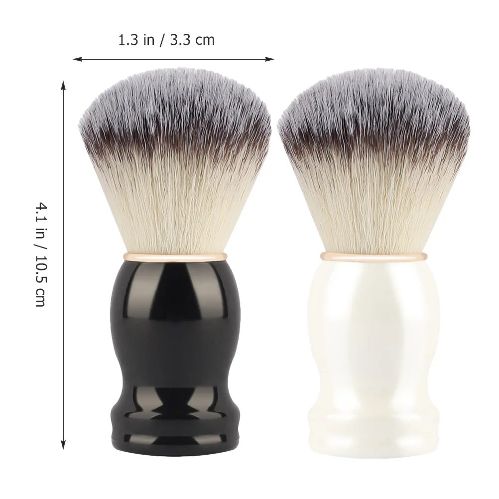 Beard Shaving Brush Makeup brushes Wooden Handle Bristle Hair Salon Barber Soap Foam Shave Men Facial Cleaning Tools