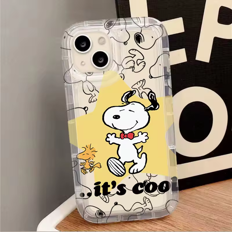 Carcasa Snoopy transparente iPhone 16