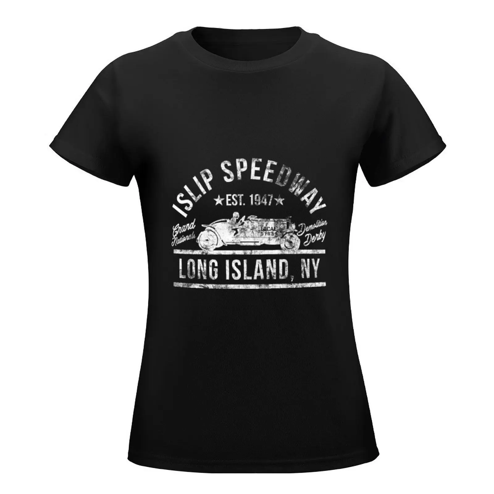 Islip Speedway Long Island New York T-Shirt summer tops female t-shirts for Women graphic tees