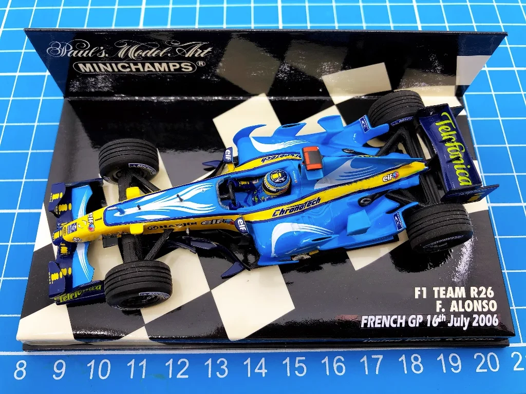 

Minichamps 1:43 F1 R26 2006 Fernando Alonso France Simulation Limited Edition Resin Metal Static Car Model Toy Gift