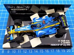 Minichamps 1:43 F1 R26 2006 Fernando Alonso France Simulation Limited Edition Resin Metal Static Car Model Toy Gift