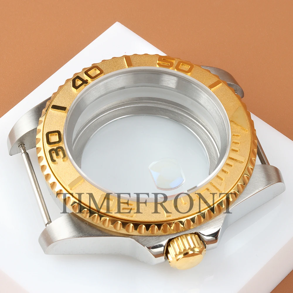 Hight-Quality NH35 40mm Watch Case Saphhire Glass Fit GMT SUB NH34 NH35 NH36 NH38 Movement 28.5mm Dial 316L Stainless Steel