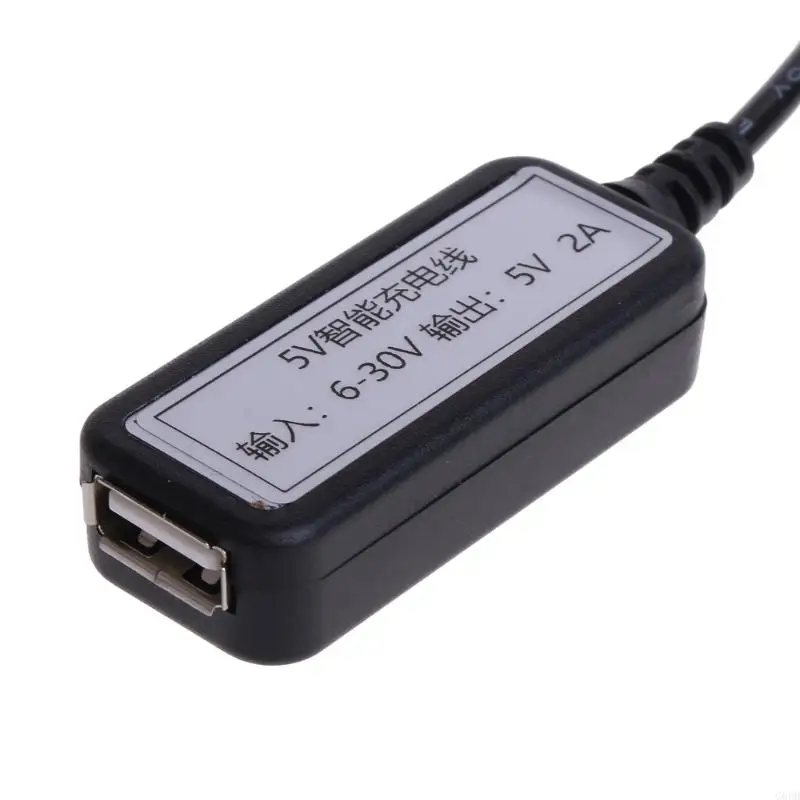 G6DD Мужчина 5,5x2,1 мм от 6V-30 В до 5V2A USB-адаптерной линии для таблеток для мобильных телефонов