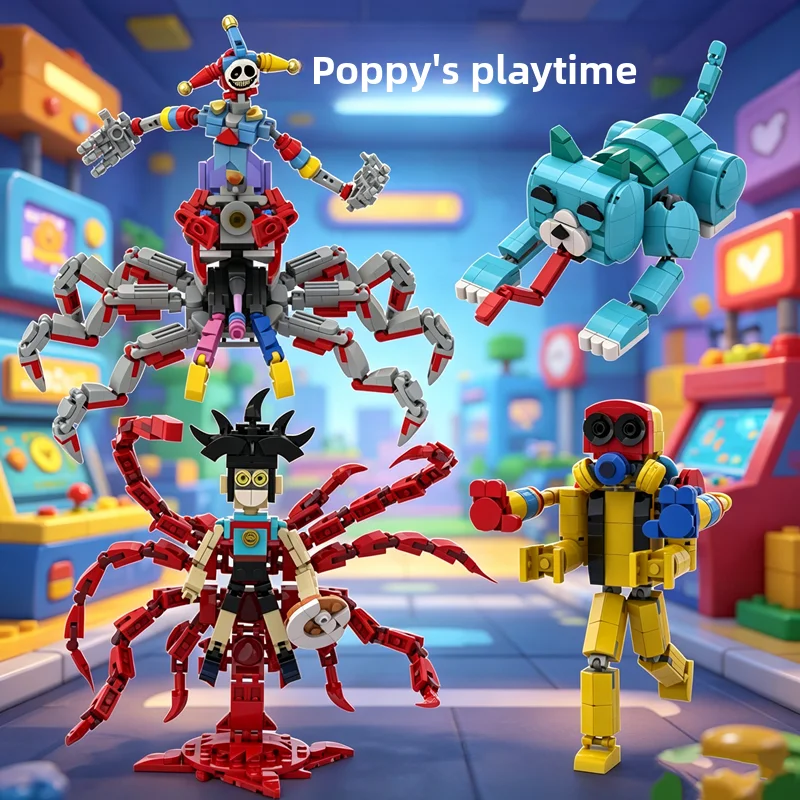 New Poppy Playtime Chapter 5 Prototype 1006 Building Blocks Rory Grabber Arm Assembly Toy Age 6+