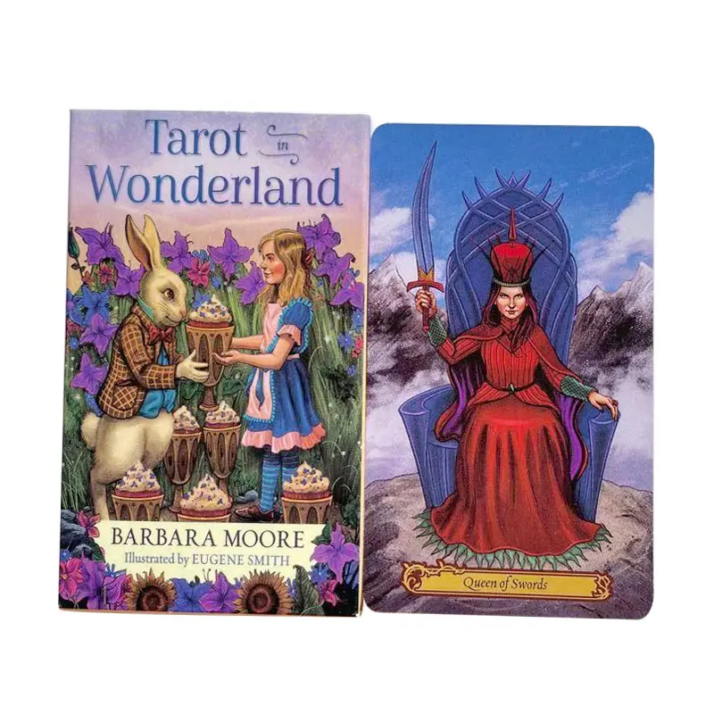 Tarot In Wonderland Card Oracle Card Entertainment Party Juego de mesa y una variedad de opciones de tarot