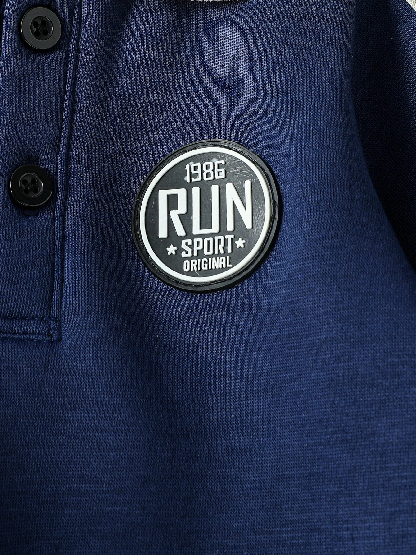 2 قطعة 2025 نمط جديد الخريف الشتاء طفل الفتيان طويلة الأكمام البلوز وبانت بدلة رياضية غير رسمية الملابس الموضة الغربية مجموعة ل 1-3Y