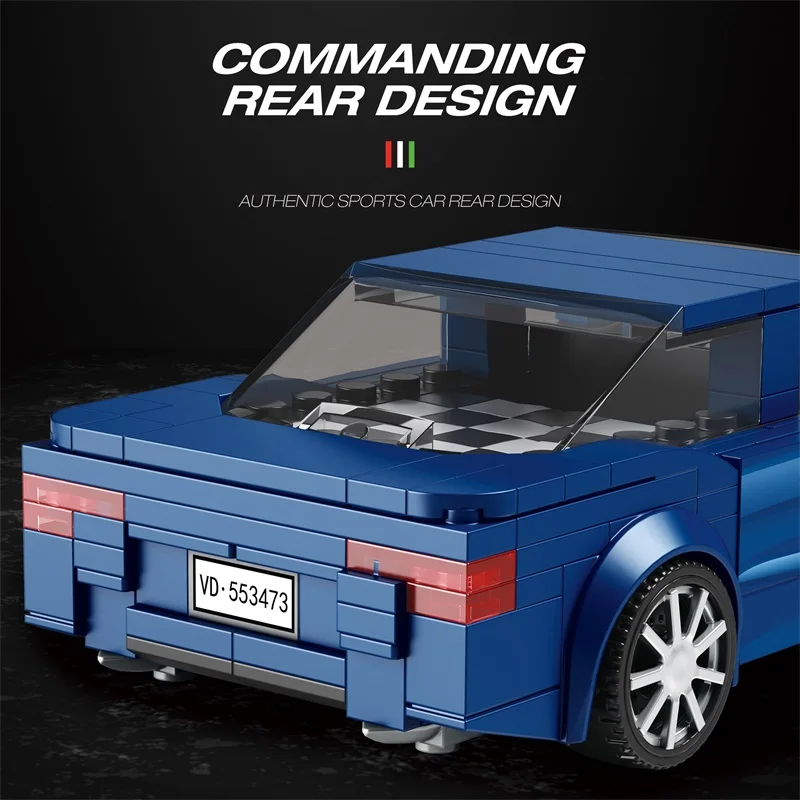 รถยนต์ 822 รุ่นจำลองขนาด 1:24 ตัวต่อ 330 ชิ้น ชุดตัวต่อ MOC สร้างเมือง สร้างสรรค์ ฝึกทักษะ ของเล่นเสริมพัฒนาการด้านเทคนิค สำหรับเด็กผู้ชาย เป็นของขวัญ